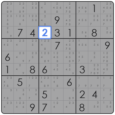 sudoku hidden pairs